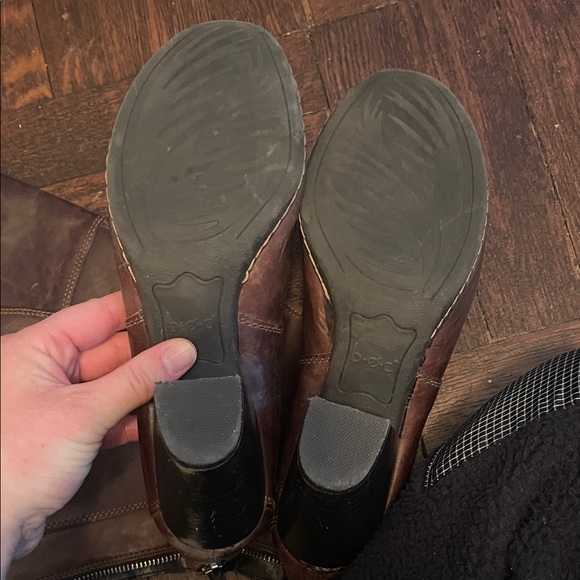 B.O.C. Brown Leather Knee-High Boots - Picture 2 of 5